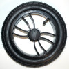 Колесо для детской коляски №007043 надув 12дюймов 47-203 12 1/2х1,75х2 1/4 с тормозной шестеренкой.
