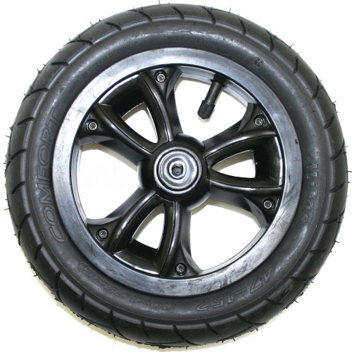Колесо для детской коляски №007073 надув 10 дюймов (10х1,75х2) (Adamex, BeBe-Mobile) втулка 8мм Цвет: ЧЕРНЫЙ