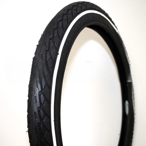 Покрышка 14х1 3/8х1 5/8  (44-288) Deli Tire (Индонезия) (SA-206) №008143 БЕЛАЯ ЛИНИЯ